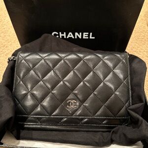 Chanel Classic Black Quilted Crossbody Bag